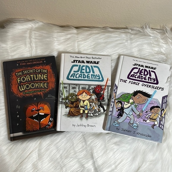 Star Wars Jedi Academy and Origami Yoda Books - Picture 1 of 5